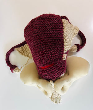 Cloth Pelvis/Newborn Baby Doll/Placenta/Knitted Uterus Model Set