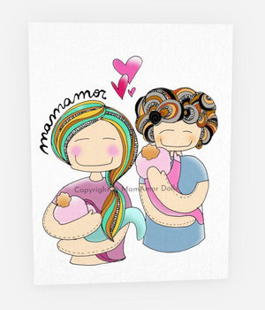 MamAmor Dolls Greeting/Note Card Set #1